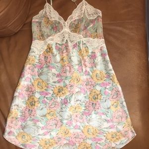 Victoria’s Secret Slip Satin nightgown dress Vintage Gold Label size S